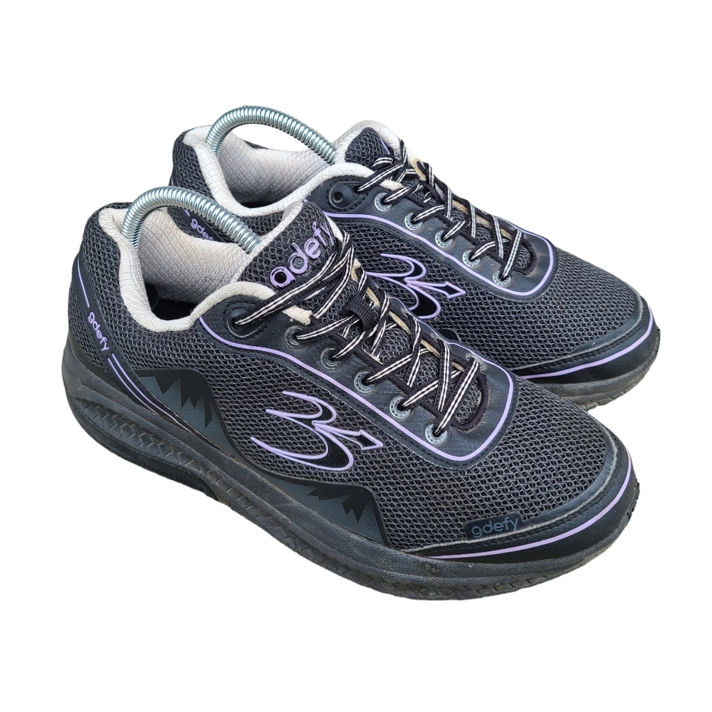 Gdefy Gravity Defyer Walking Pain Relief Shoes Size 10 Black